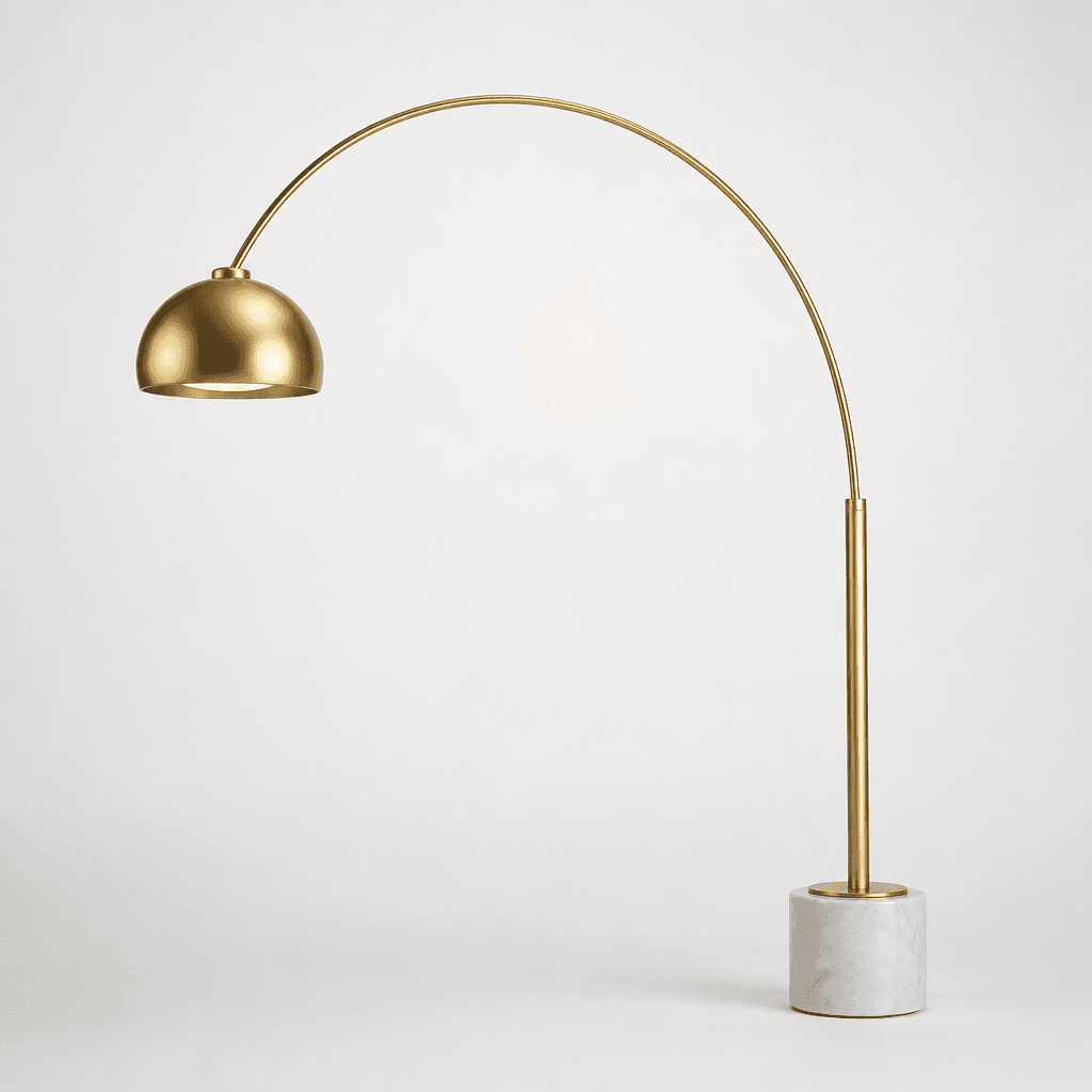 Arc Floor Lamp Brass
